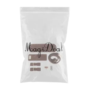 1 Set Leather Knitting Bag Bottom Mat Cushion Twist Lock Bag Making Coffee