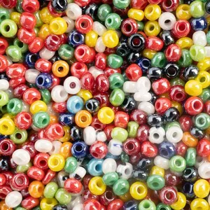 10-0092, Czech 22g Opaque Luster Multi