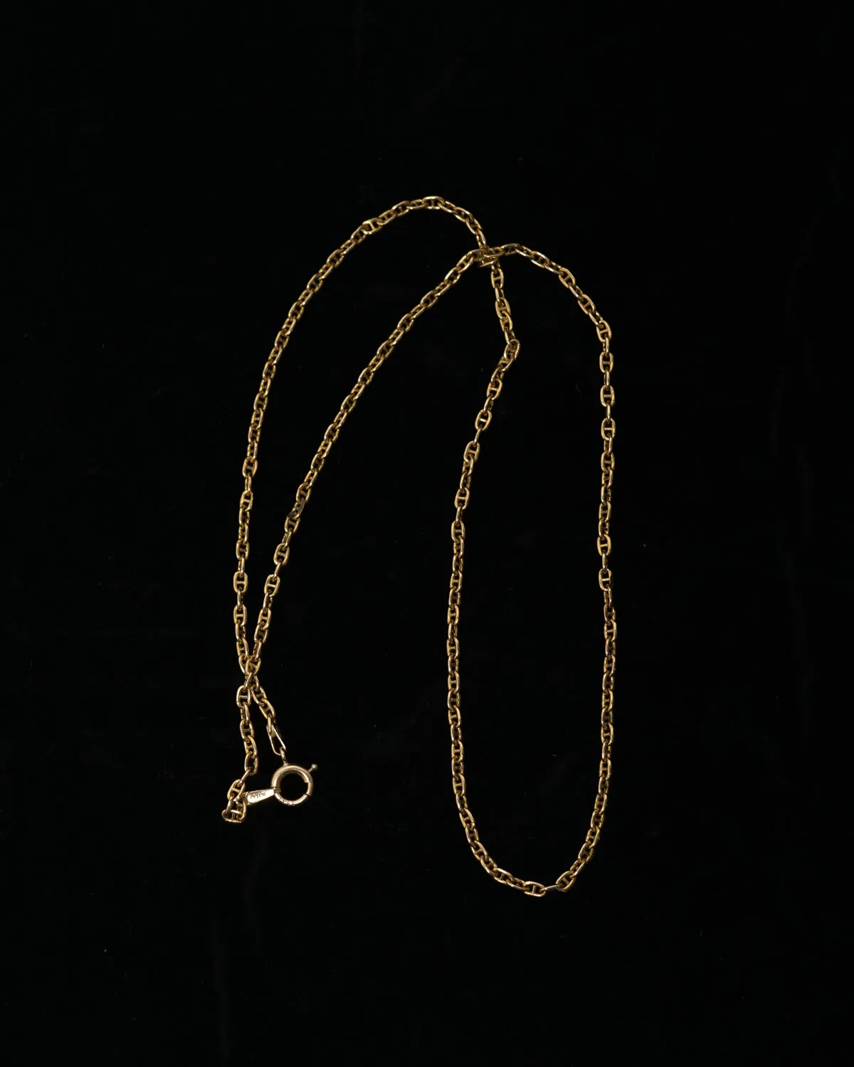 14k Gold Anchor Chain Necklace