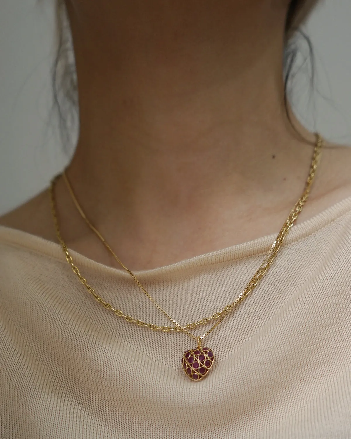 14k Gold Anchor Chain Necklace