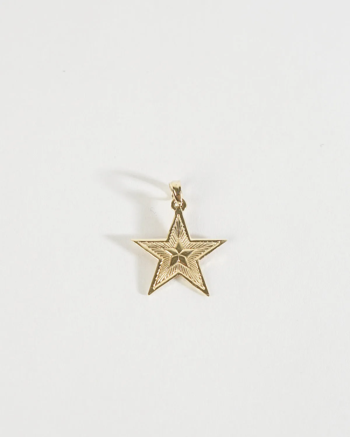 14k Gold Star Charm