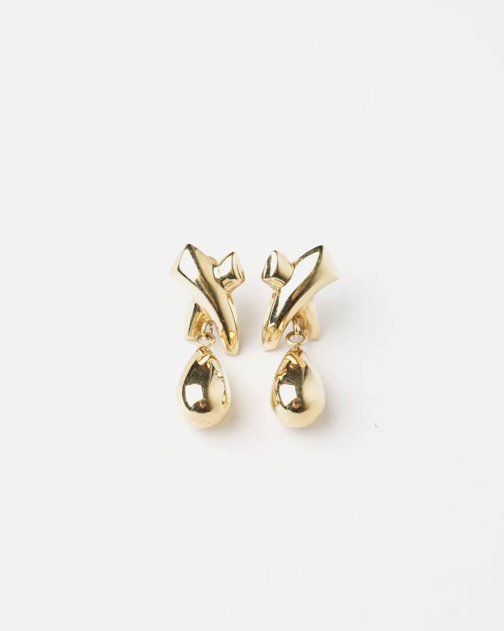 14k Gold Teardrop Earrings