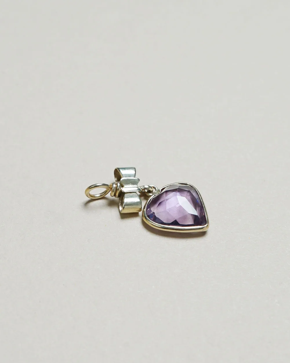 14K Gold x Amethyst Charm