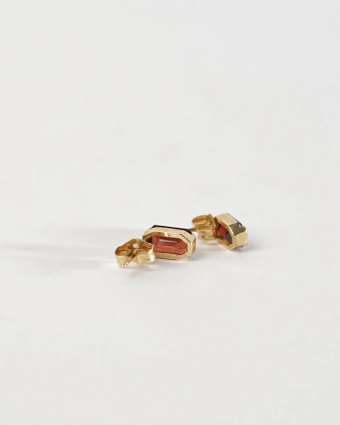 14k Gold x Garnet Earrings