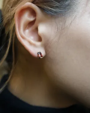 14k Gold x Garnet Earrings
