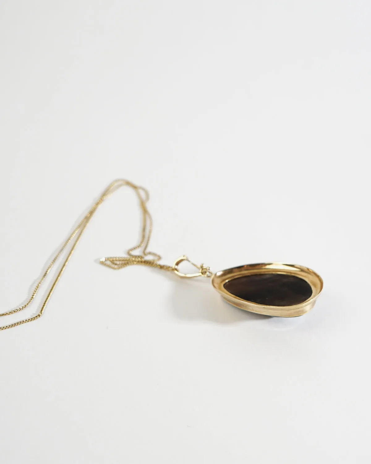 14k Necklace w/ Pearl Charm
