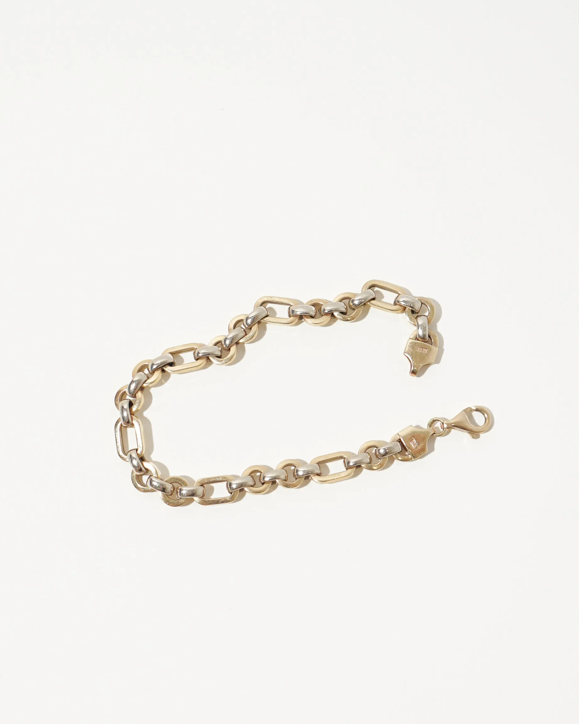 14k Yellow & White Gold Bracelet
