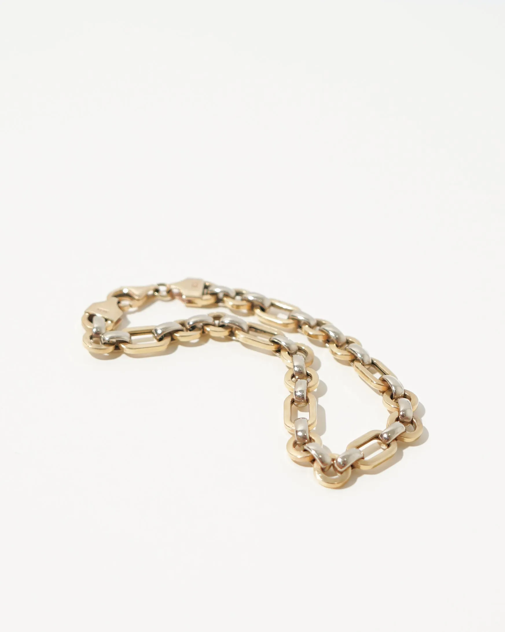 14k Yellow & White Gold Bracelet