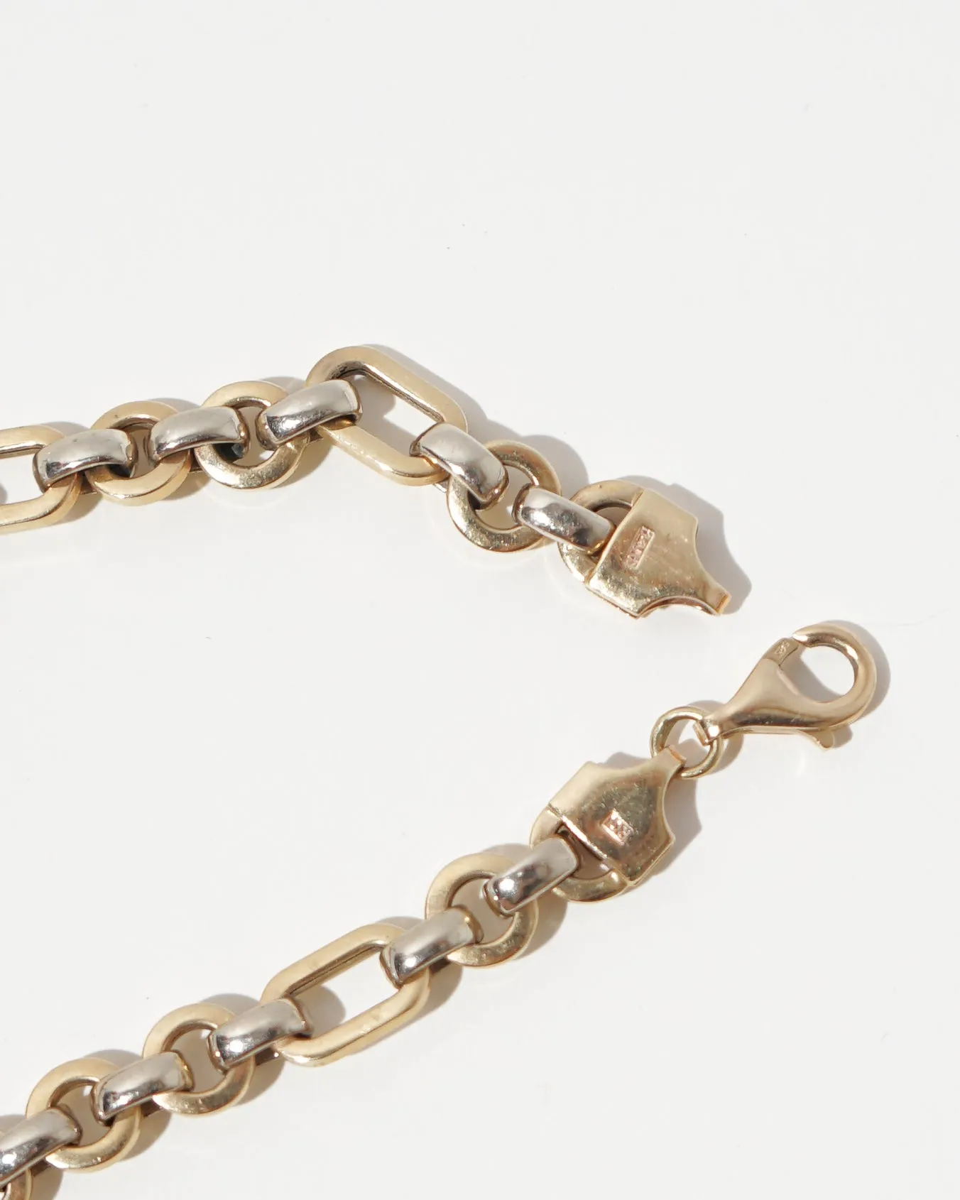 14k Yellow & White Gold Bracelet