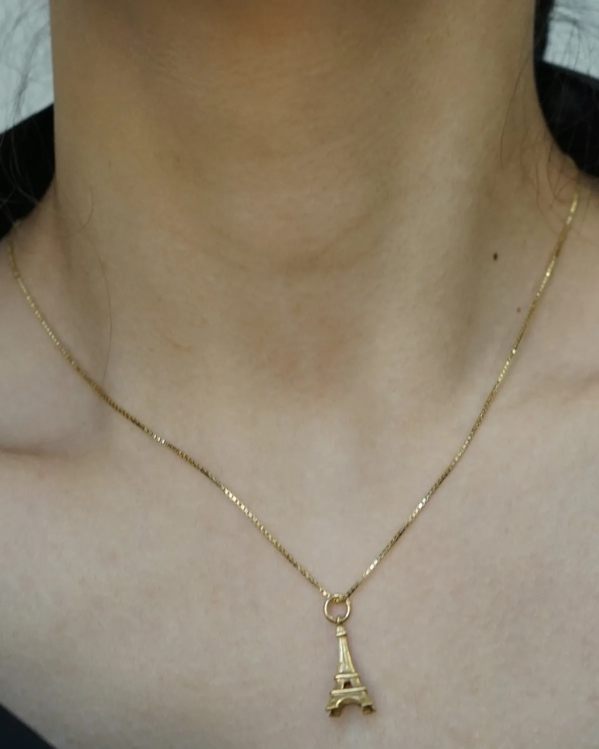 18K Gold Eiffel Tower Charm