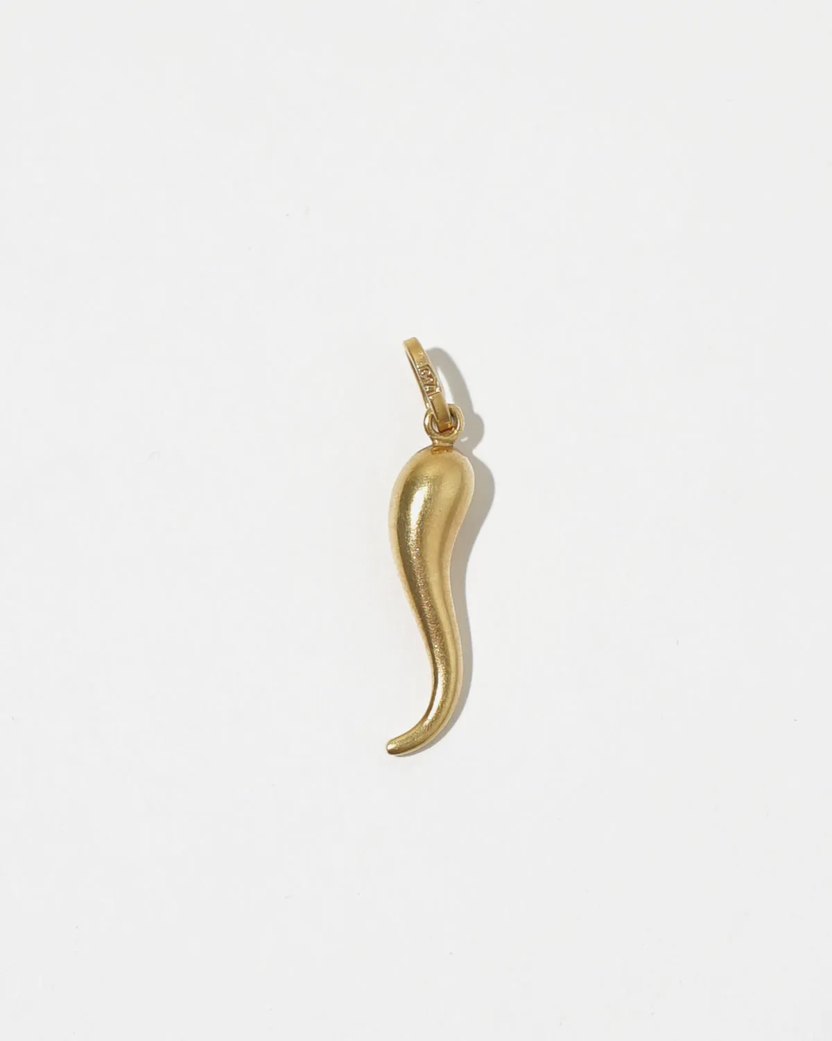 18K Gold Horn Charm