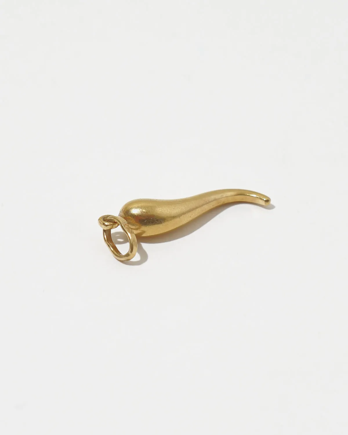 18K Gold Horn Charm