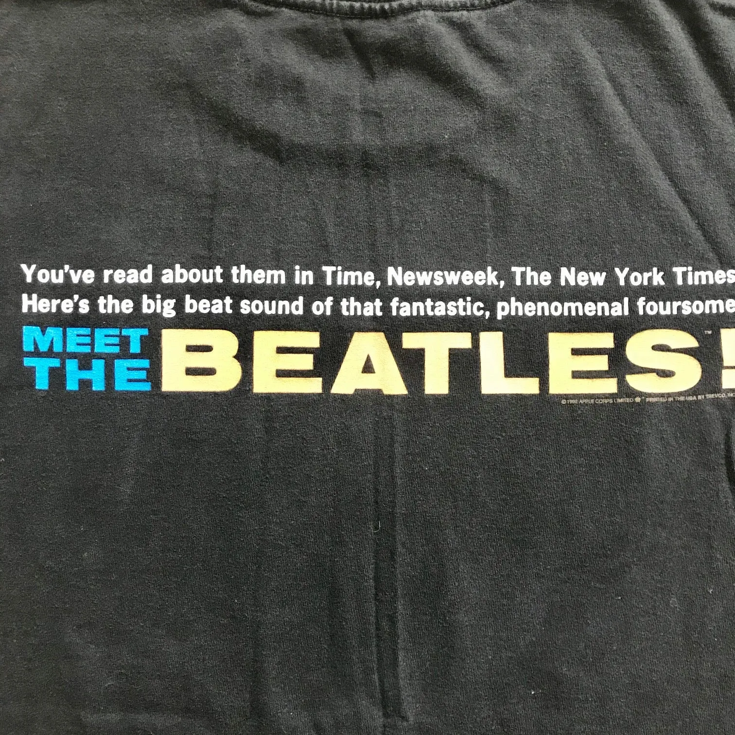 1992 Meet The Beatles Tee Size: XL