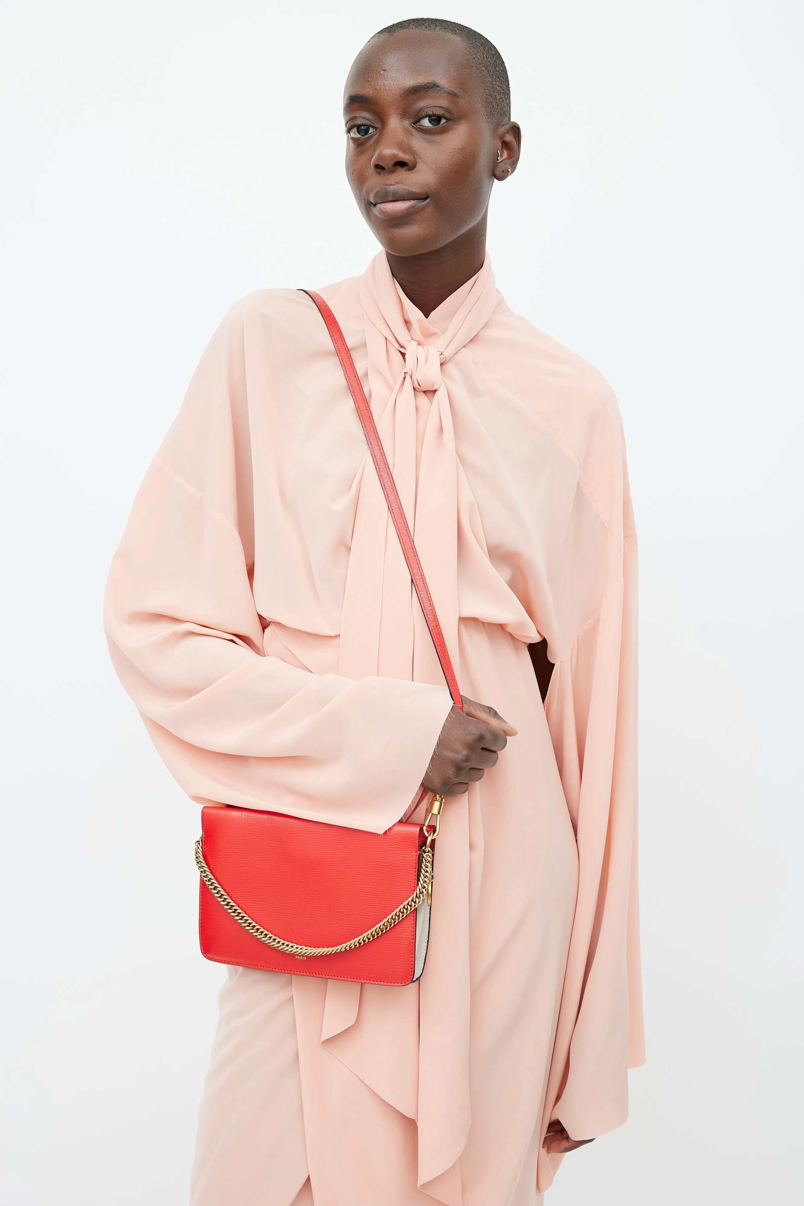 2018 Red Leather Cross3 Crossbody Bag