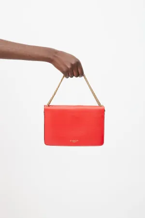 2018 Red Leather Cross3 Crossbody Bag