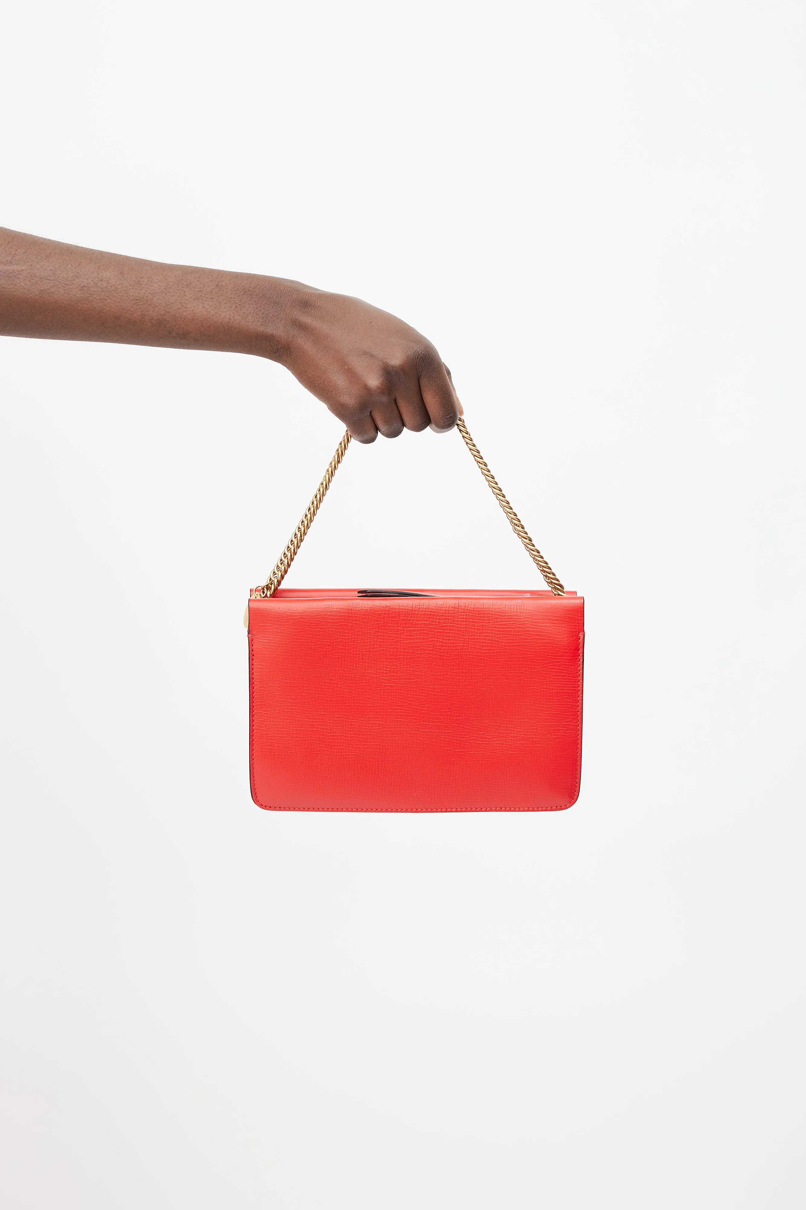 2018 Red Leather Cross3 Crossbody Bag