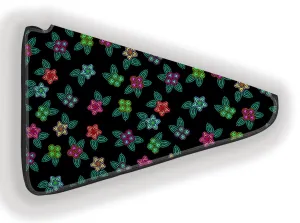 27 Inch Fan Case - Berry Flowers Black