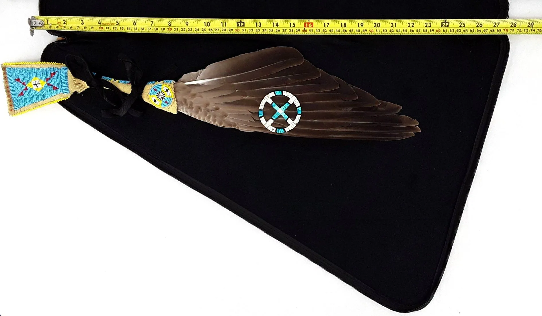 27 Inch Fan Case - Thorny Path Cranberry