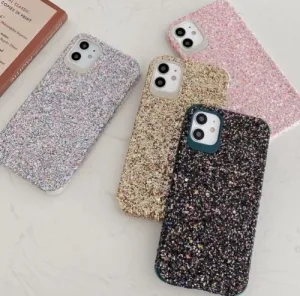 3D Glitter Soft Rubber Case