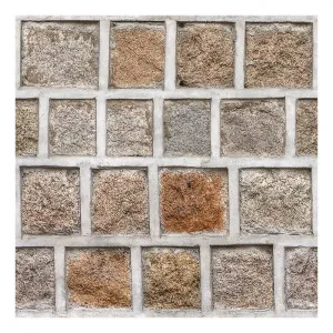 3D Rock Stone Peel and Stick Wall Tile