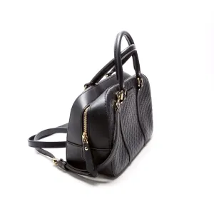 510286 Micro Guccissima Small Crossbody Navy