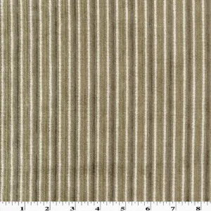 Abalone Gray/White/Multi Chenille Stripe Home Decorating Fabric