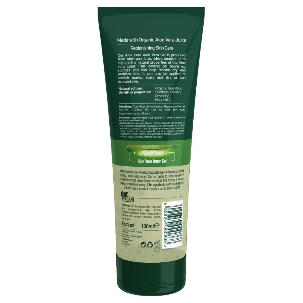 Aloe Pura Organic Aloe Vera Skin Gel 100ml