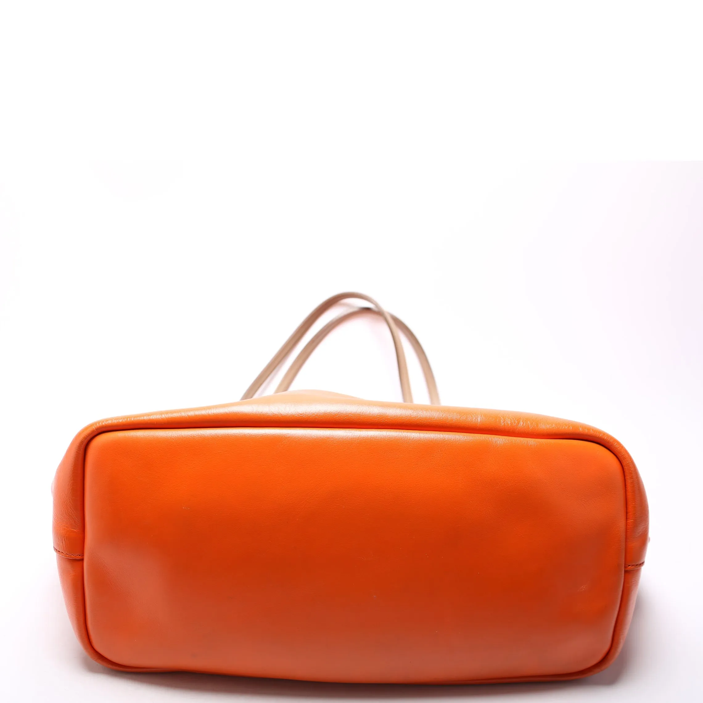 Antigona Soft Shopping Leather Orange