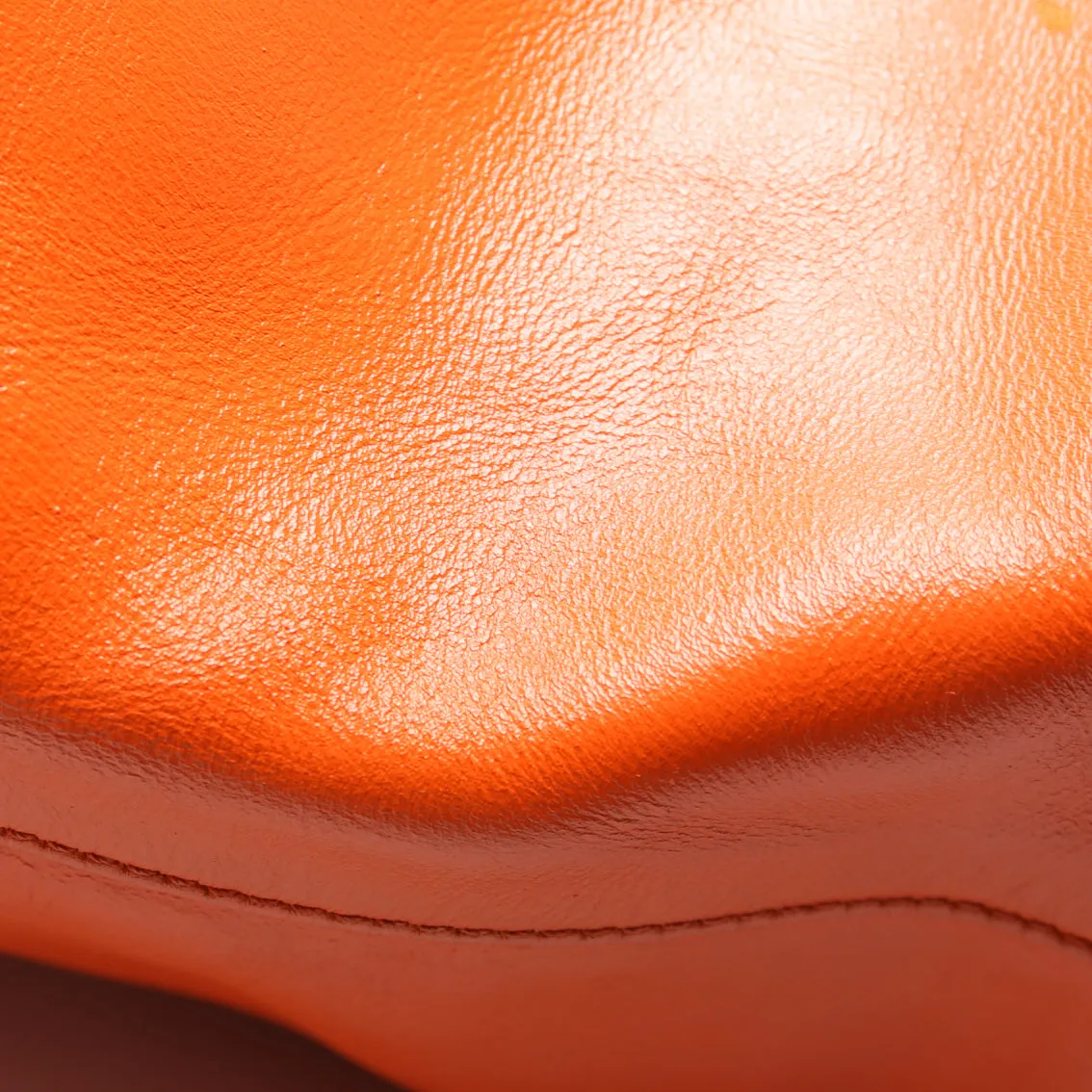 Antigona Soft Shopping Leather Orange