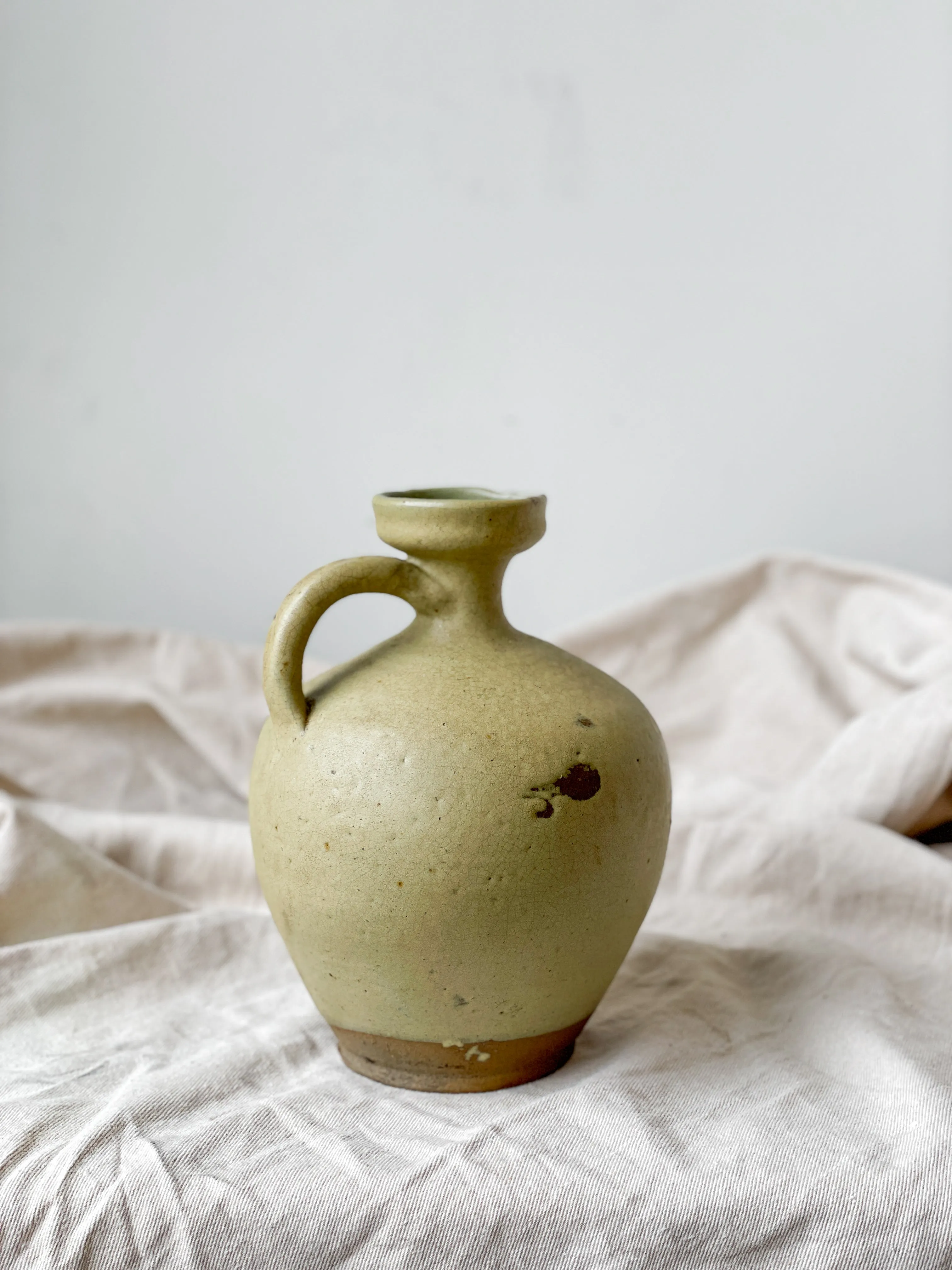 Antique Ceramic Pitcher Vase