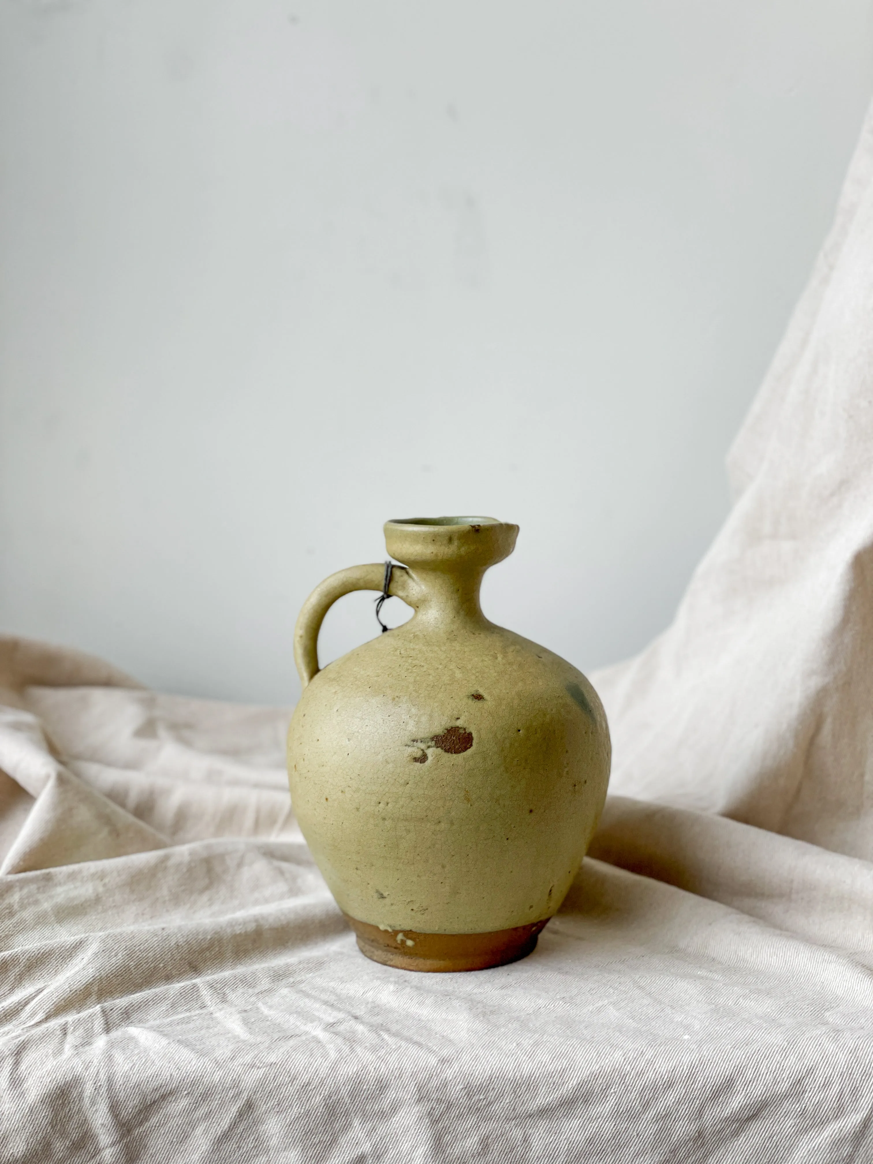 Antique Ceramic Pitcher Vase