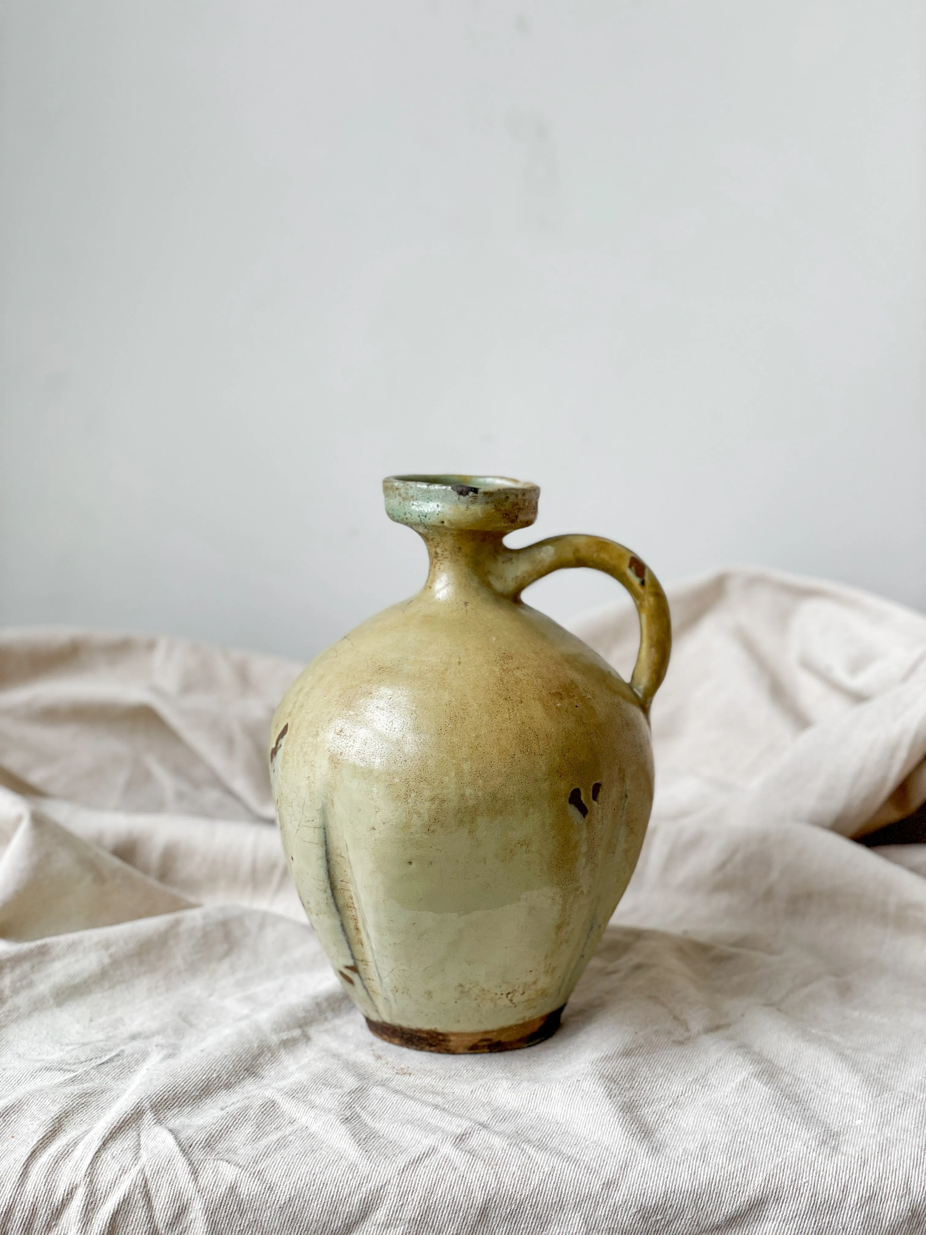 Antique Ceramic Pitcher Vase