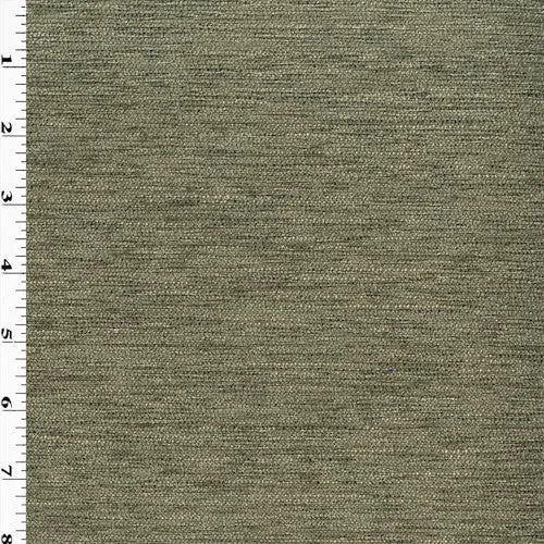 Antique Gray Textured Chenille Home Decorating Fabric
