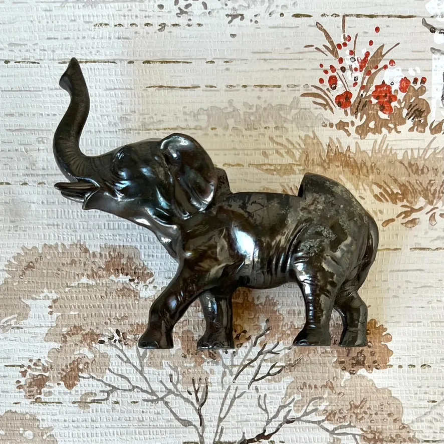 Antique Metal Elephant for Pincushion