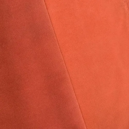 Antique Orange Faux Suede Home Decorating Fabric