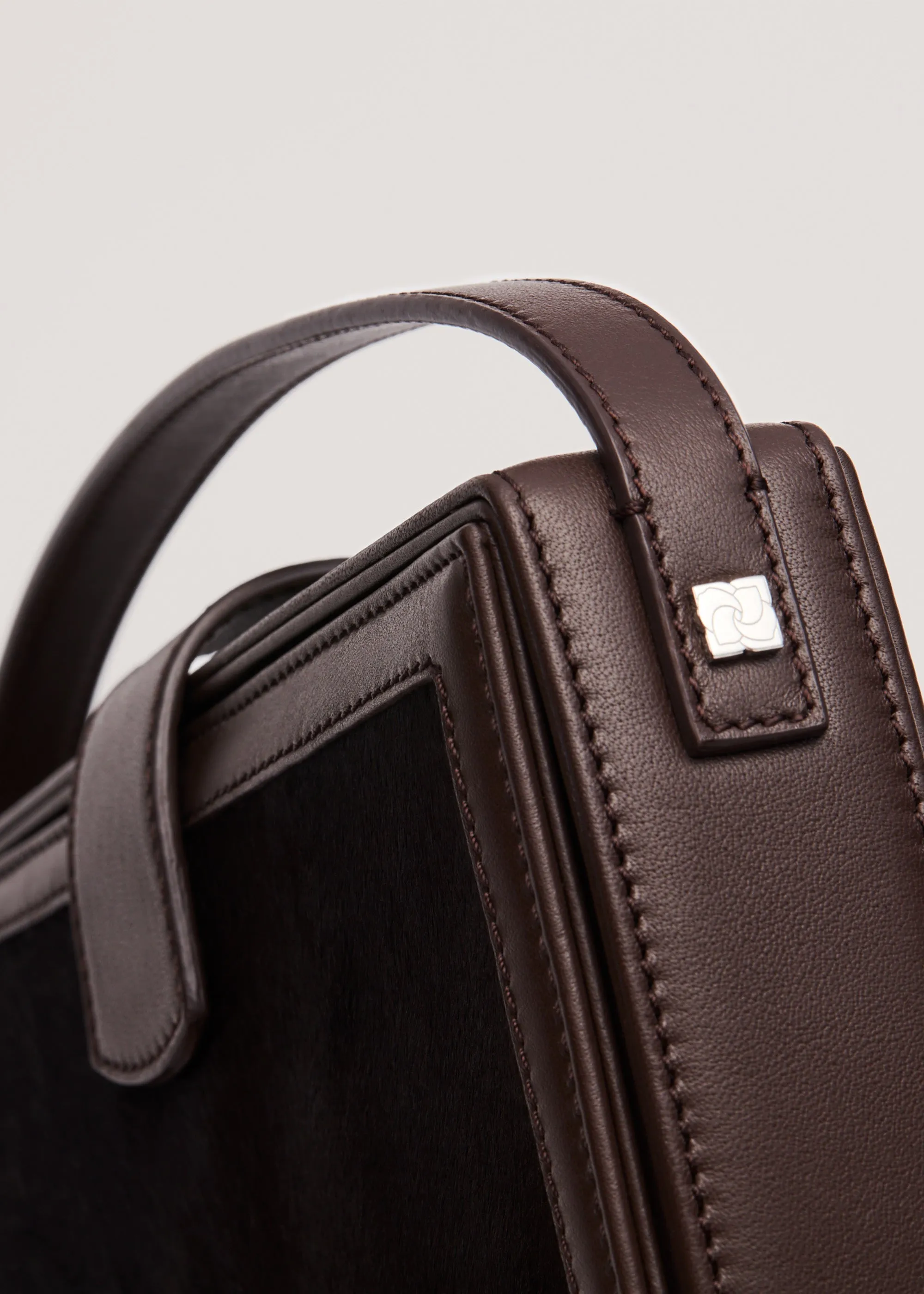 Apolonia bag in brown pony hair