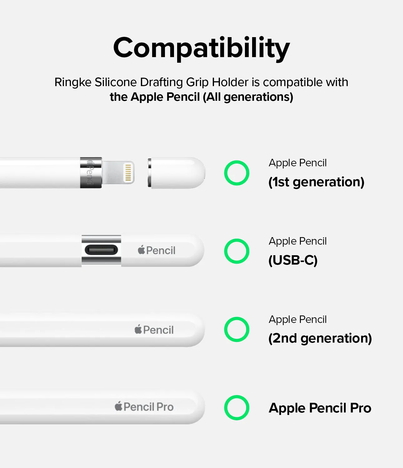 Apple Pencil Case | Silicone Drafting Grip Holder