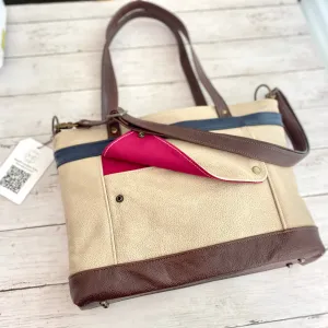 Archive Mini in Wheat, Navy Blue, Dark Roast