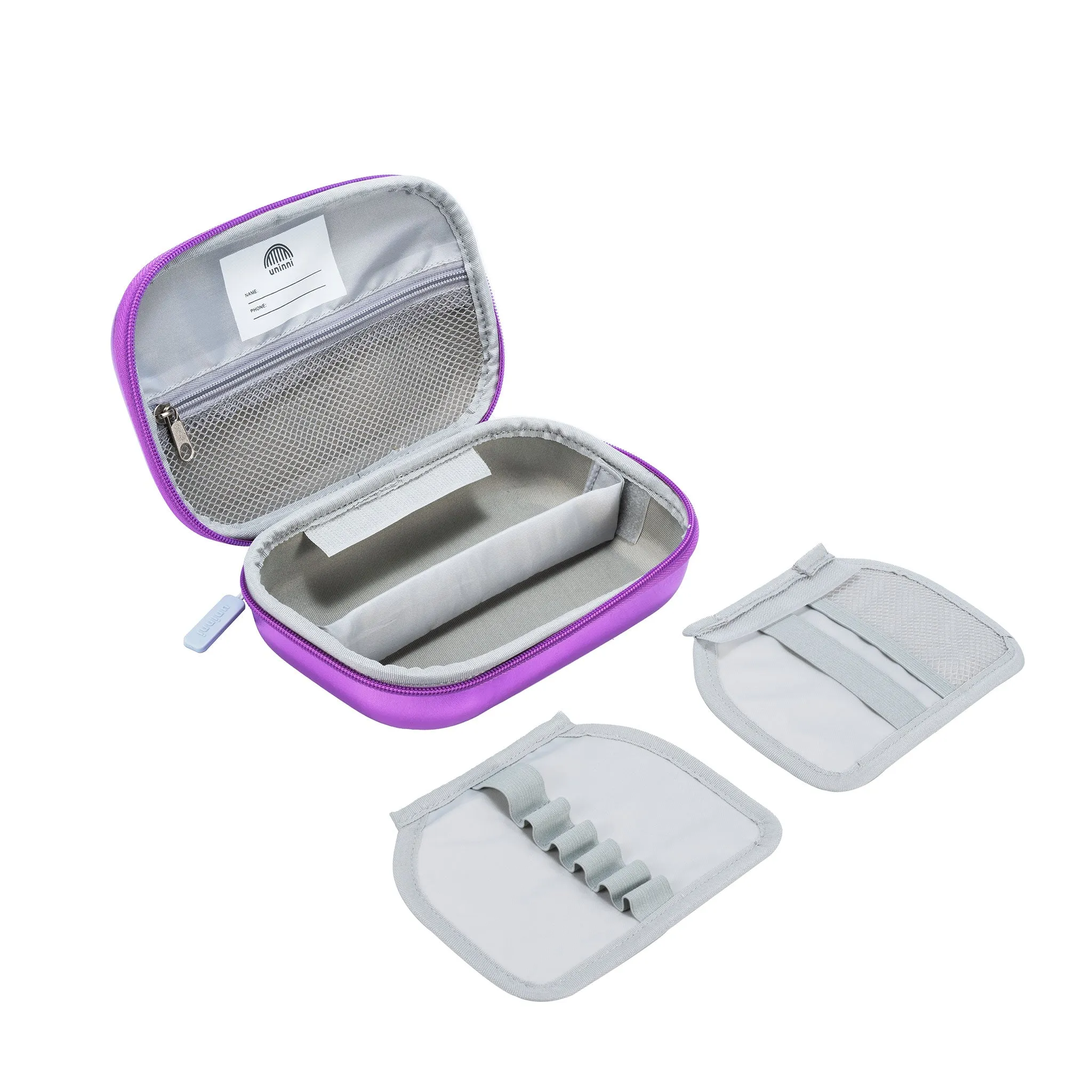 Arden Pencil Case - Metallic Lavender