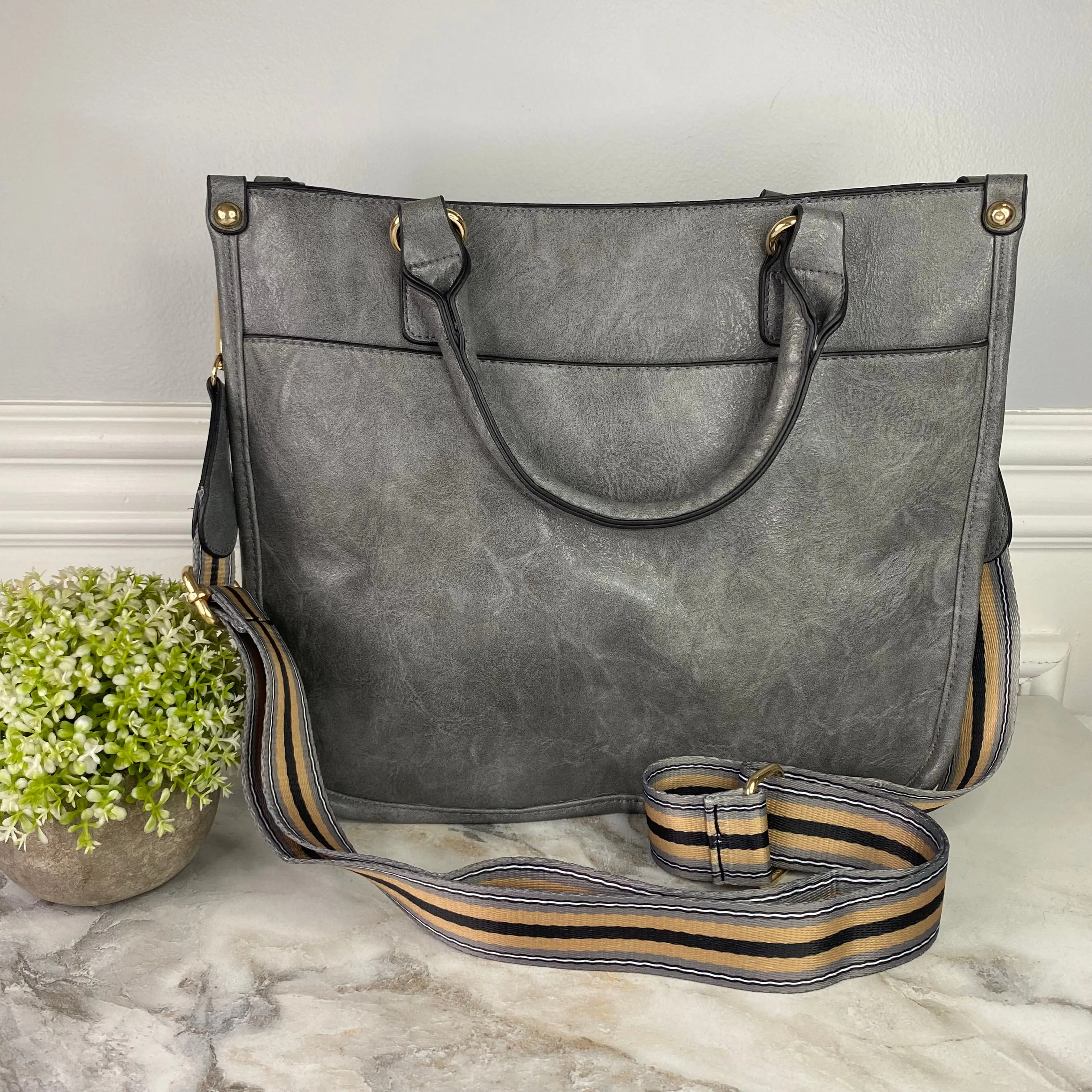 Aubree   Handle - Crossbody Purse