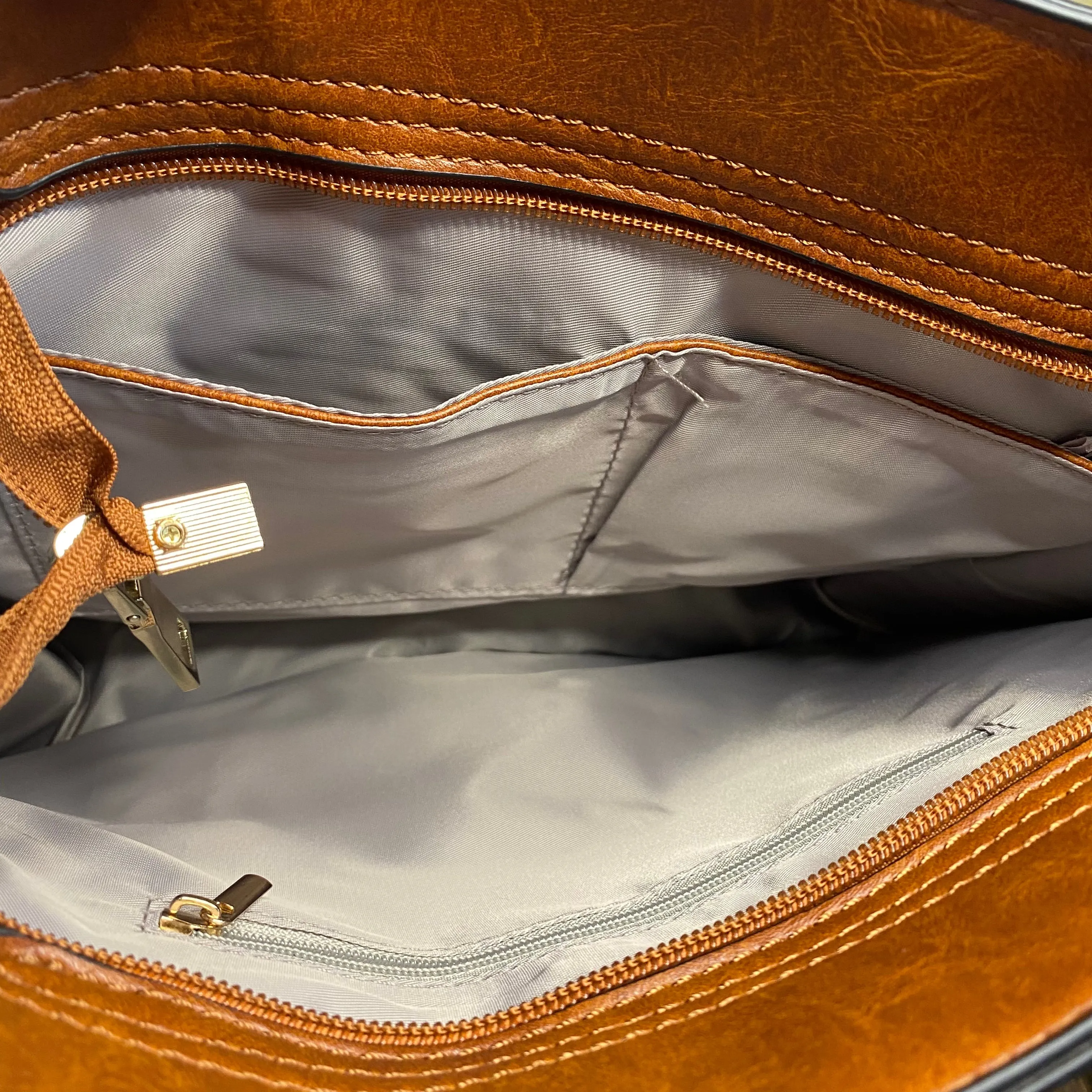 Aubree   Handle - Crossbody Purse