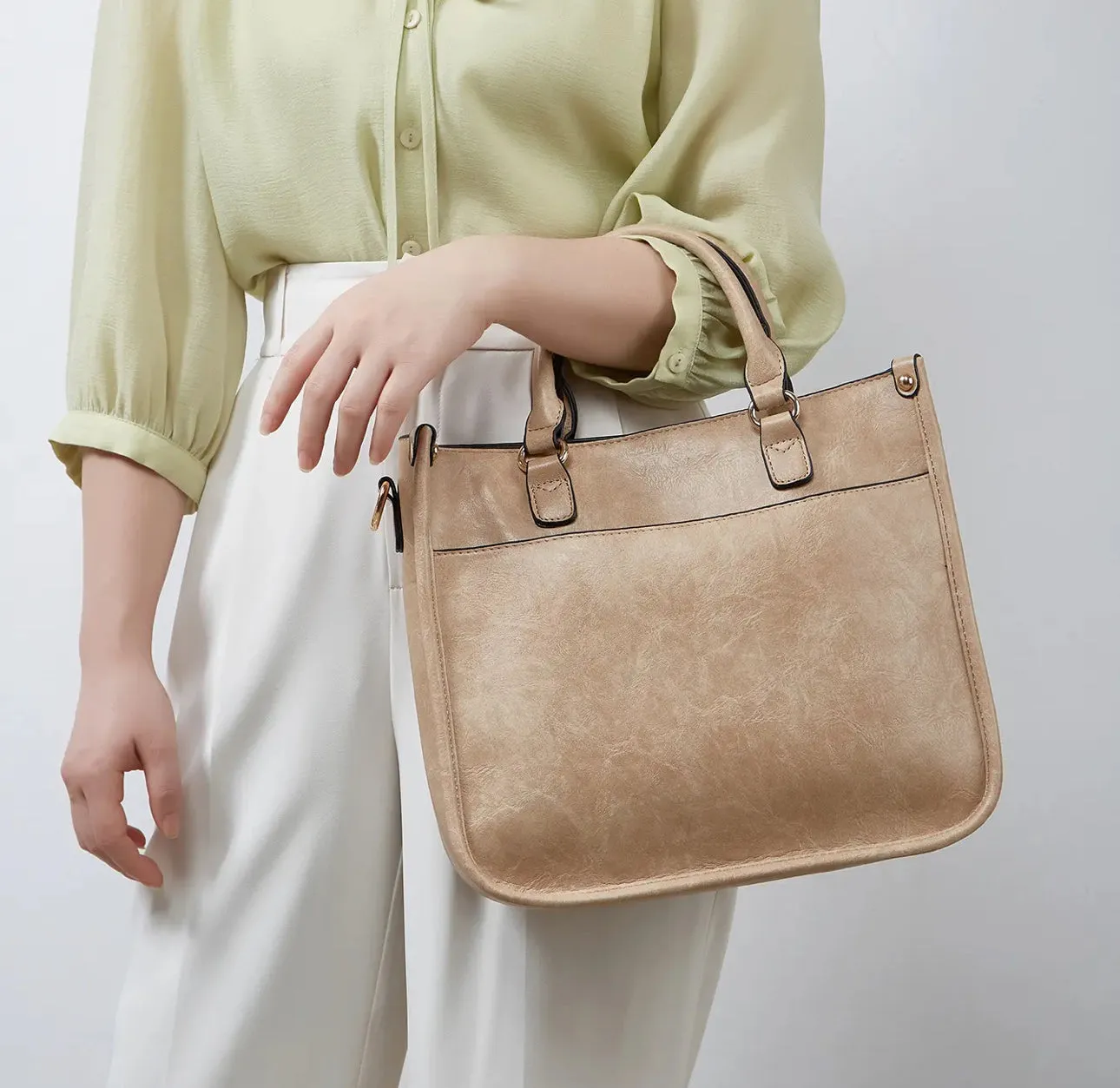 Aubree   Handle - Crossbody Purse
