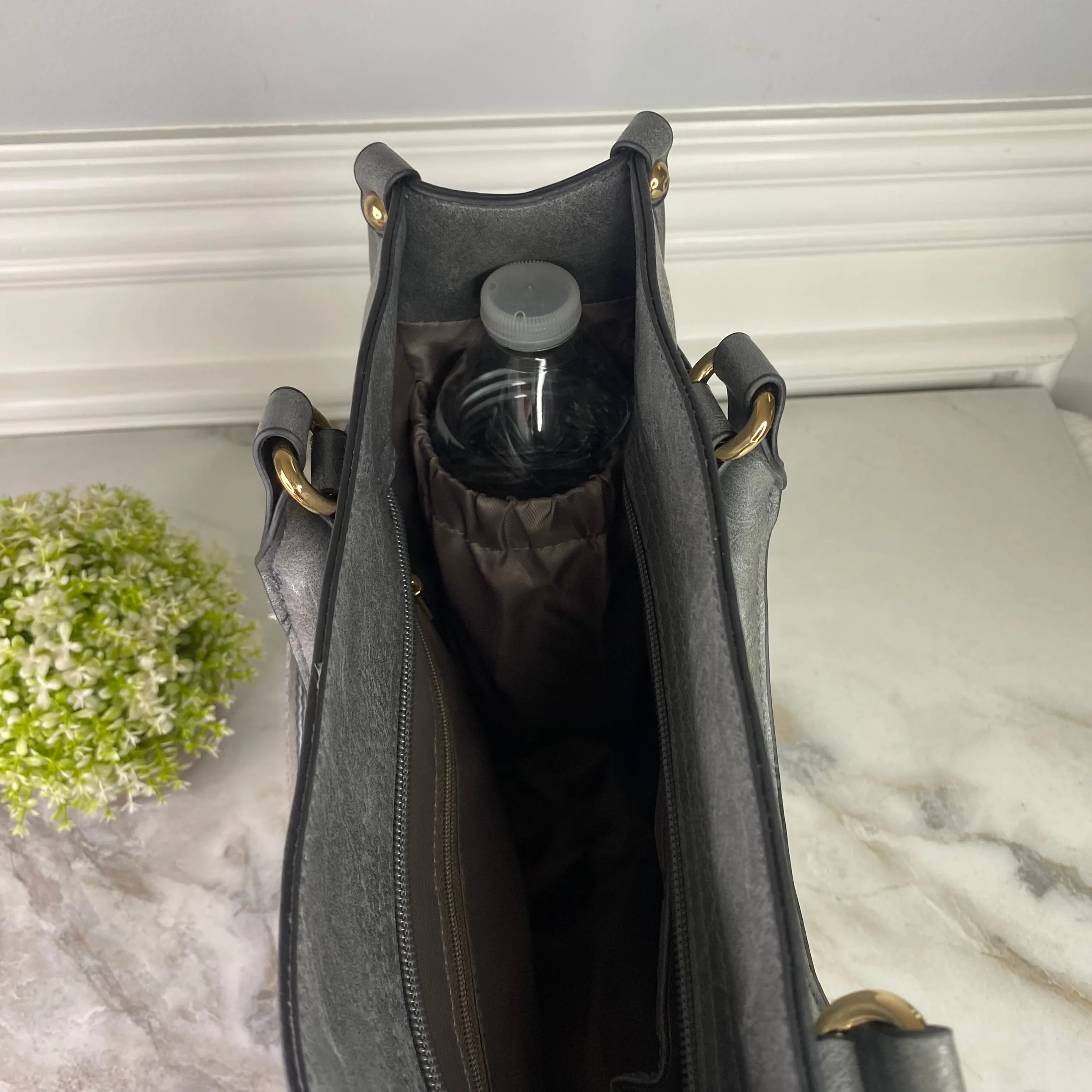 Aubree   Handle - Crossbody Purse