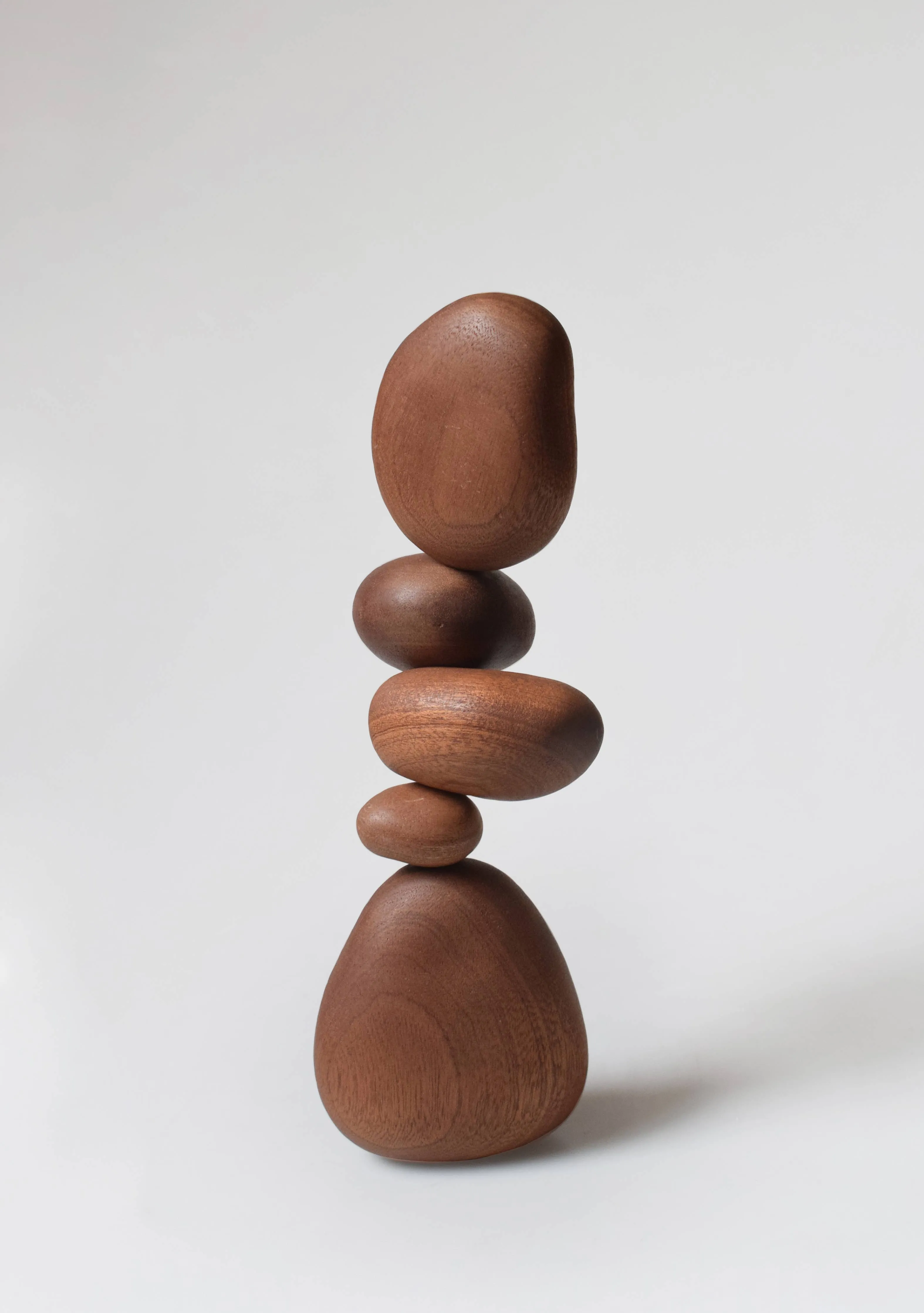 Balance Stone in Sapele Wood by Senser Woodcraft
