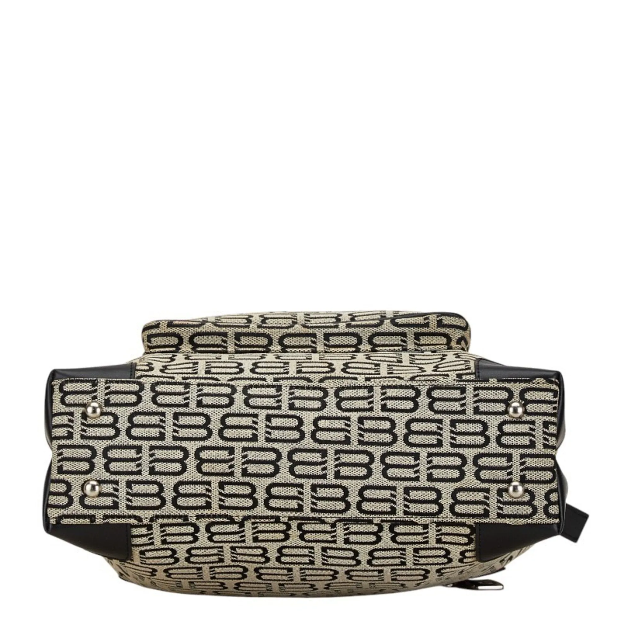 Balenciaga BB Logo Grey Canvas Bag