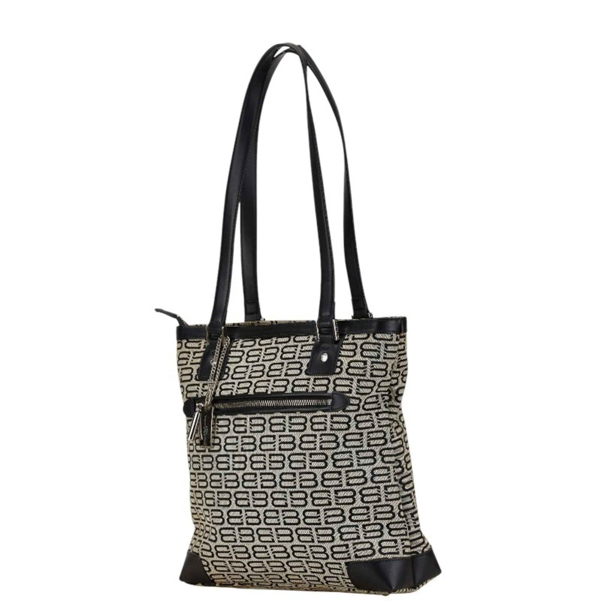 Balenciaga BB Logo Grey Canvas Bag