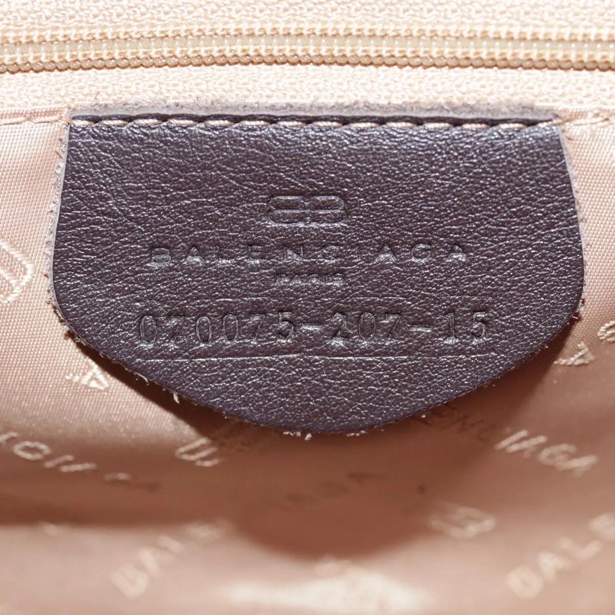 Balenciaga Beige Leather Bag