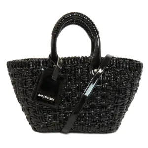 Balenciaga Bistrot Panier Black Leather Bag