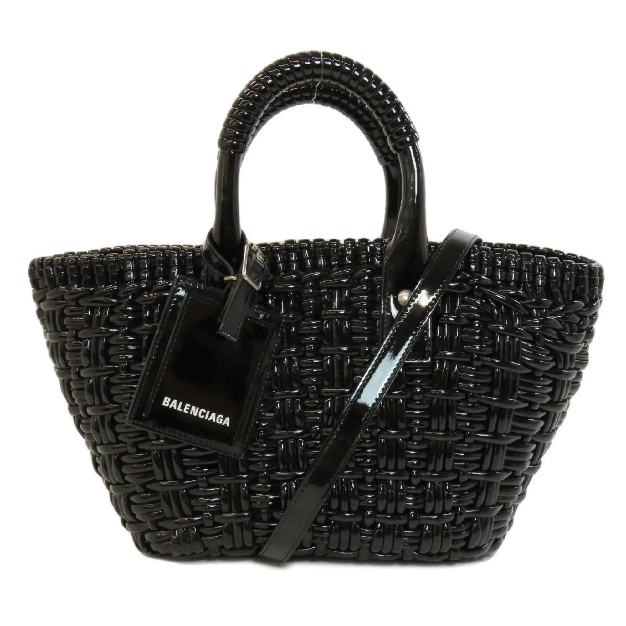 Balenciaga Bistrot Panier Black Leather Bag