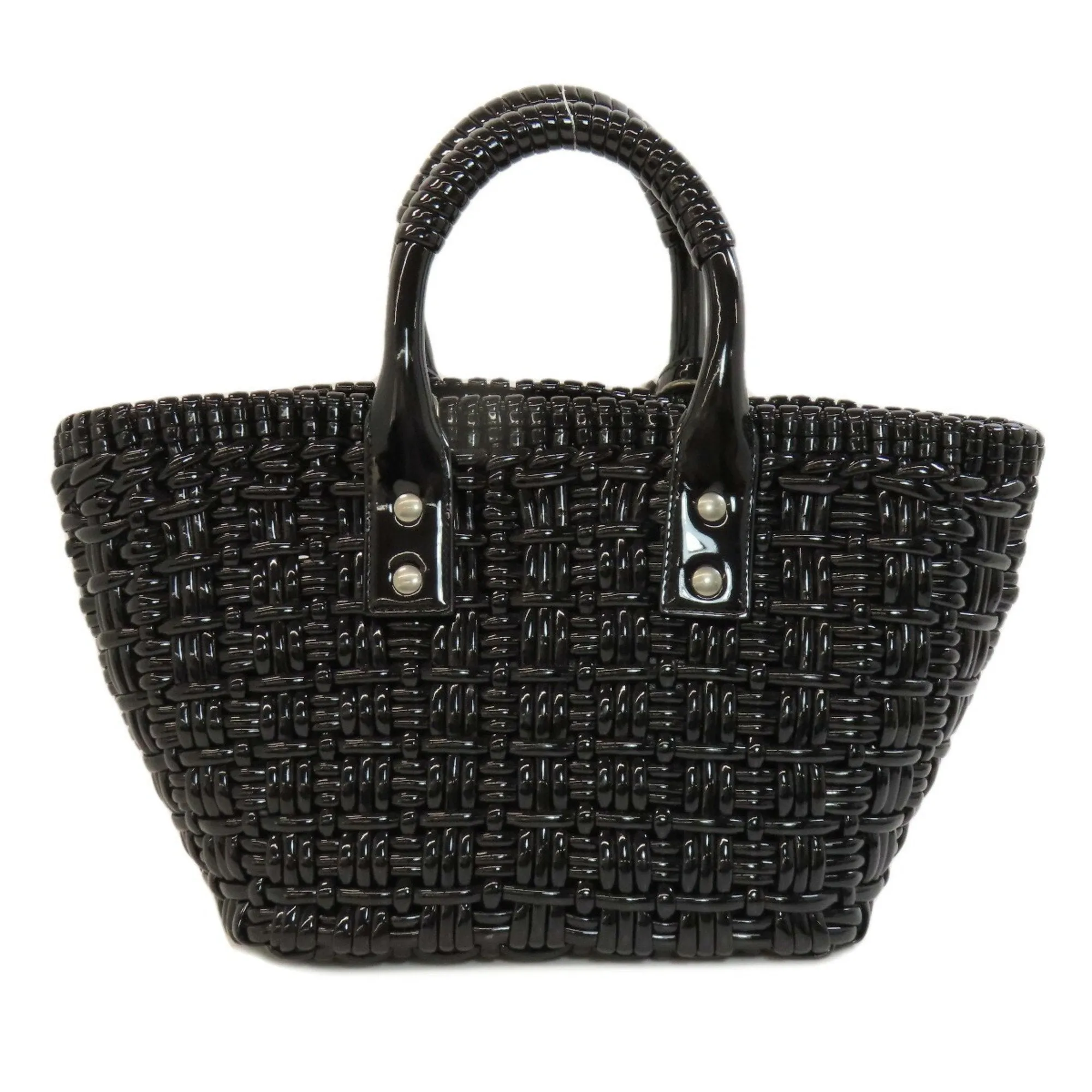 Balenciaga Bistrot Panier Black Leather Bag